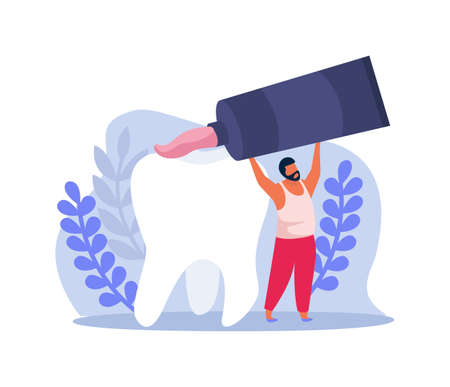 Dental Hygiene Icon illustrationのイラスト素材