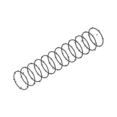 Isometric Barbed Wireのイラスト素材