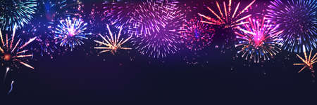 Firework Animation Backgroundのイラスト素材