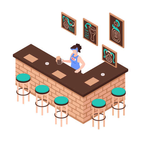 Bar Counter Iconのイラスト素材