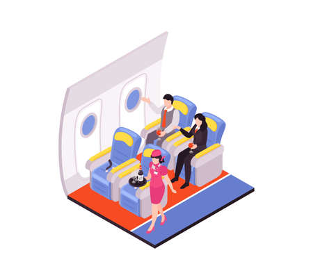 Air Travel Compositionのイラスト素材