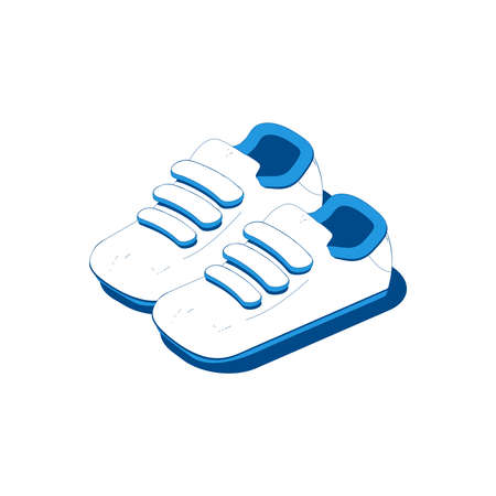 Trainers Isometric Iconのイラスト素材