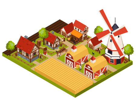 Medieval Architecture Conceptのイラスト素材