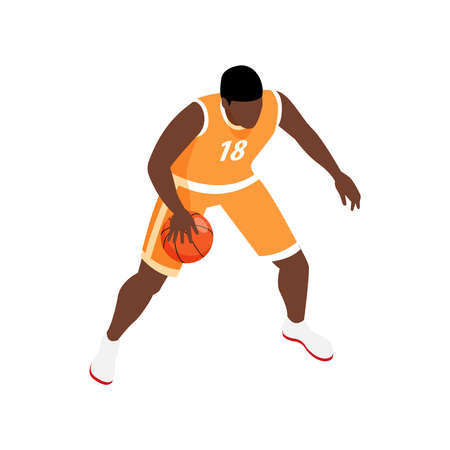 Basketball Player Illustrationのイラスト素材