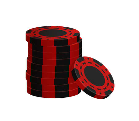 Casino Chips Illustrationのイラスト素材