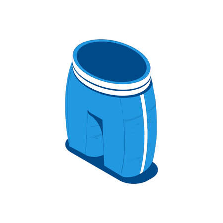 Isometric Shorts Iconのイラスト素材