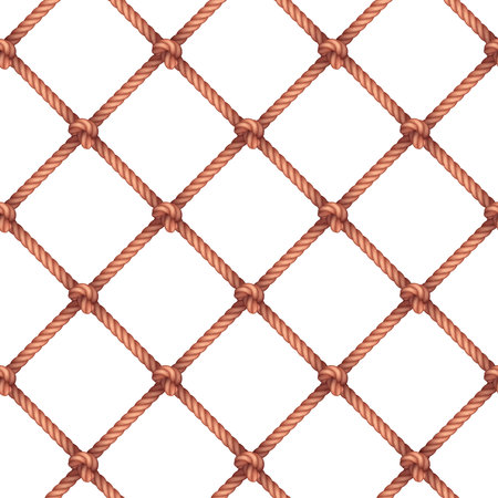 Rope Knots Decorative Patternのイラスト素材