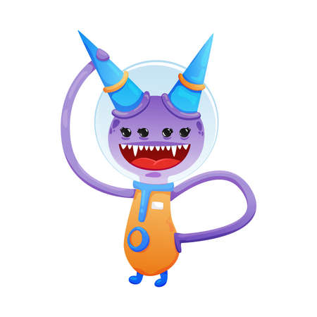 Cartoon Alien Illustration