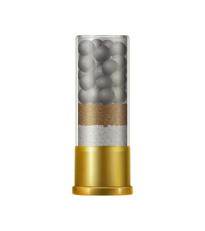 Realistic Shotgun Shellのイラスト素材