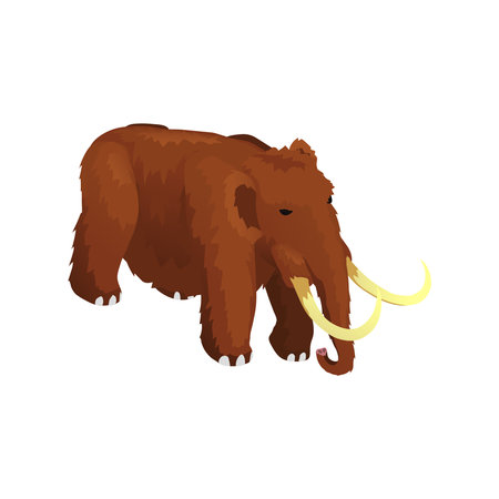 Mammoth Isometric Illustrationのイラスト素材