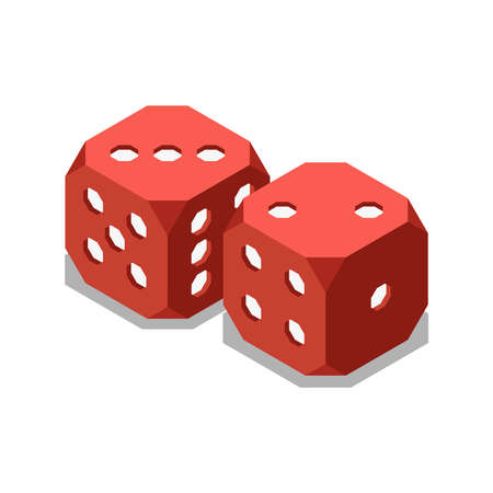 Board Game Dicesのイラスト素材