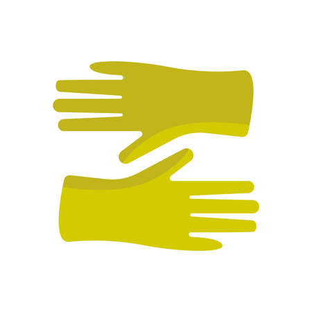 Hand Hygiene Gloves Compositionのイラスト素材