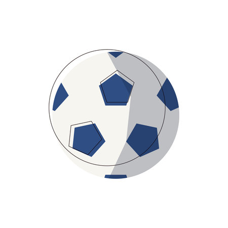 Flat Soccer Ball Compositionのイラスト素材
