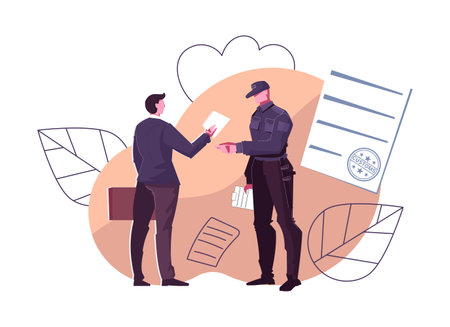 Papers To Guard Compositionのイラスト素材