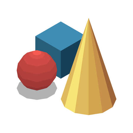 STEM science technology engineering mathematics education concept with real world experience isometric symbols icons set vector illustrationのイラスト素材