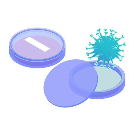 Virus Vaccine Research Compositionのイラスト素材