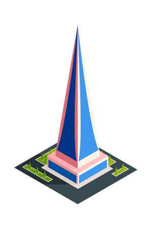 City Tower Skyscraper Compositionのイラスト素材