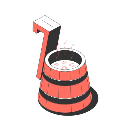 Sauna Ladle Bucket Composition