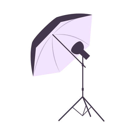 Photo Lighting Umbrella Compositionのイラスト素材