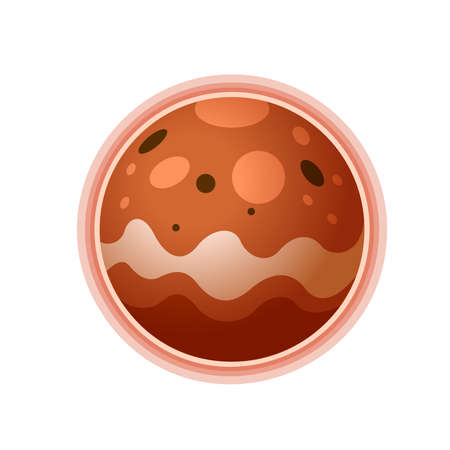 Mars Space Planet Compositionのイラスト素材