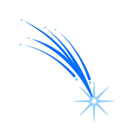 Falling Star Space Compositionのイラスト素材