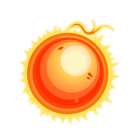 Sun In Space Compositionのイラスト素材