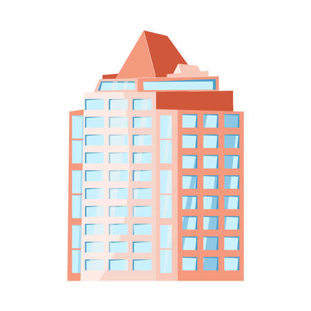 New Apartment Building Compositionのイラスト素材