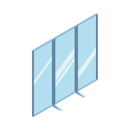 Sewing Studio Mirrors Compositionのイラスト素材