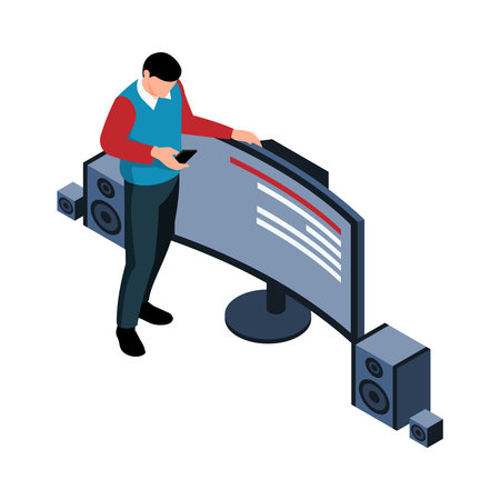 Home Theater Iconのイラスト素材