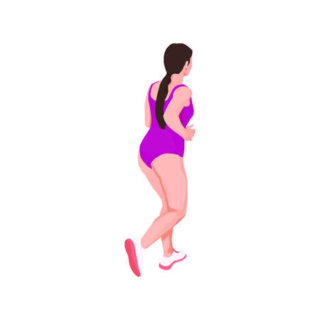 Running Woman Iconのイラスト素材