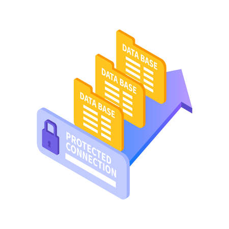 Cyber Security Conceptのイラスト素材