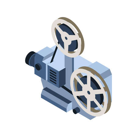 Film Projector Illustrationのイラスト素材