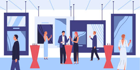 Art Gallery Ceremony Compositionのイラスト素材