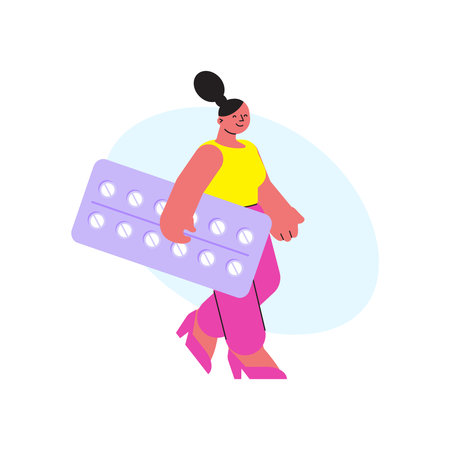 Drugstore Flat Iconのイラスト素材
