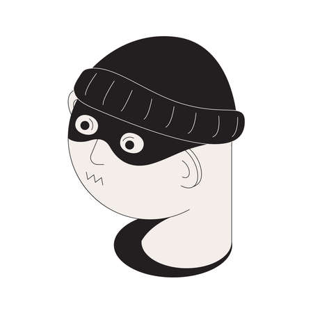 Criminal Isometric Iconのイラスト素材