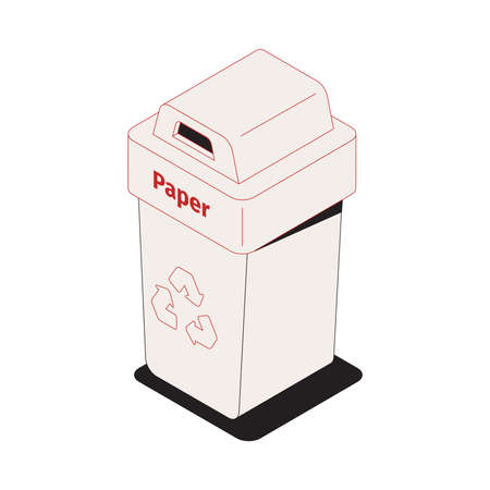 Sorting Garbage Iconのイラスト素材