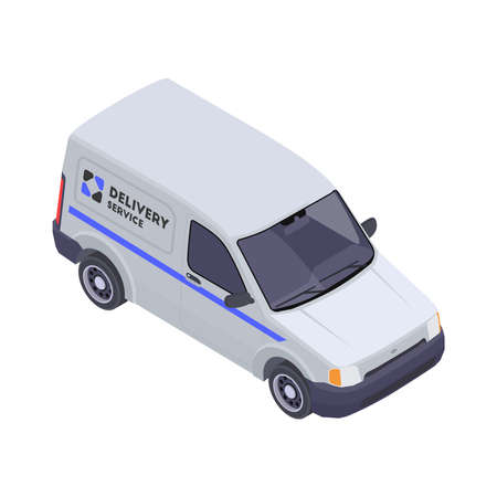 Delivery Van Iconのイラスト素材