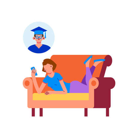 Online Education Iconのイラスト素材