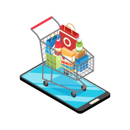 Online Shopping Iconのイラスト素材