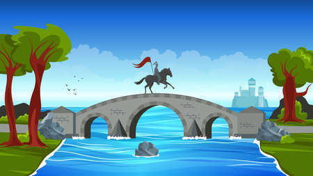Bridges Colored Conceptのイラスト素材