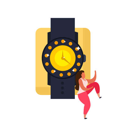 Flat Jewelry Iconのイラスト素材