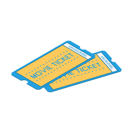 Cinema Tickets Iconのイラスト素材