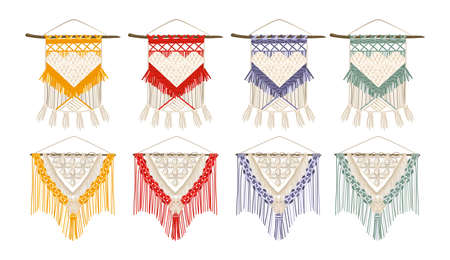 Handcrafted Macrame Color Set
