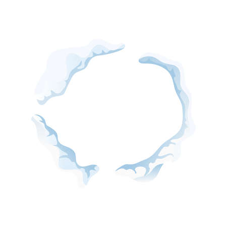 Snow Caps Illustrationのイラスト素材