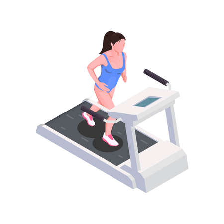 Running Woman Illustrationのイラスト素材