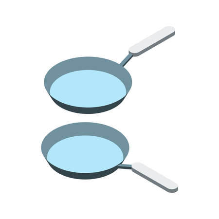 Frying Pans Iconのイラスト素材