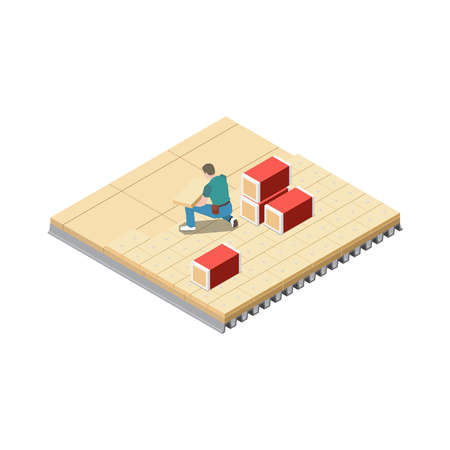 Roofing Construction Iconのイラスト素材