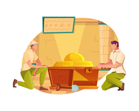 Treasure Hunt Compositionのイラスト素材