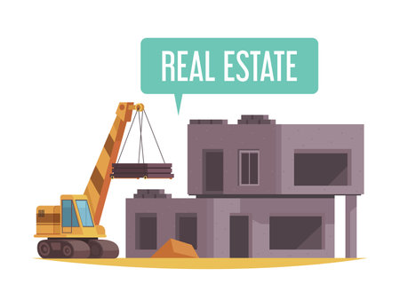Real Estate  illustrationのイラスト素材