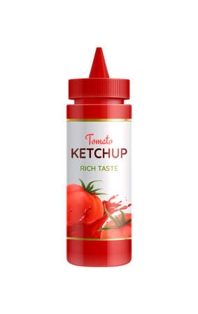 Tomato Ketchup Illustrationのイラスト素材